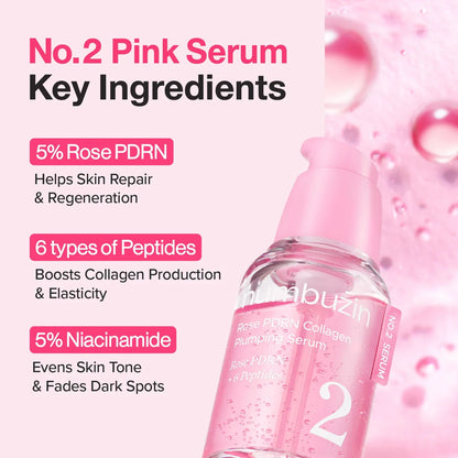 NUMBUZIN Rose PDRN Collagen Plumbing Serum 30ML - Glam Secret