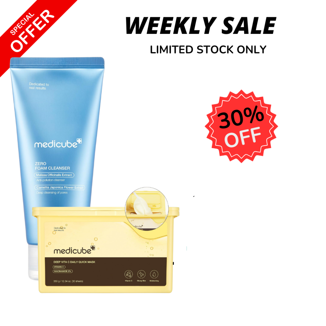 WEEKLY FLASH DEALS Vita C Daily Quick Mask & Zero Foam Cleanser - Glam Secret