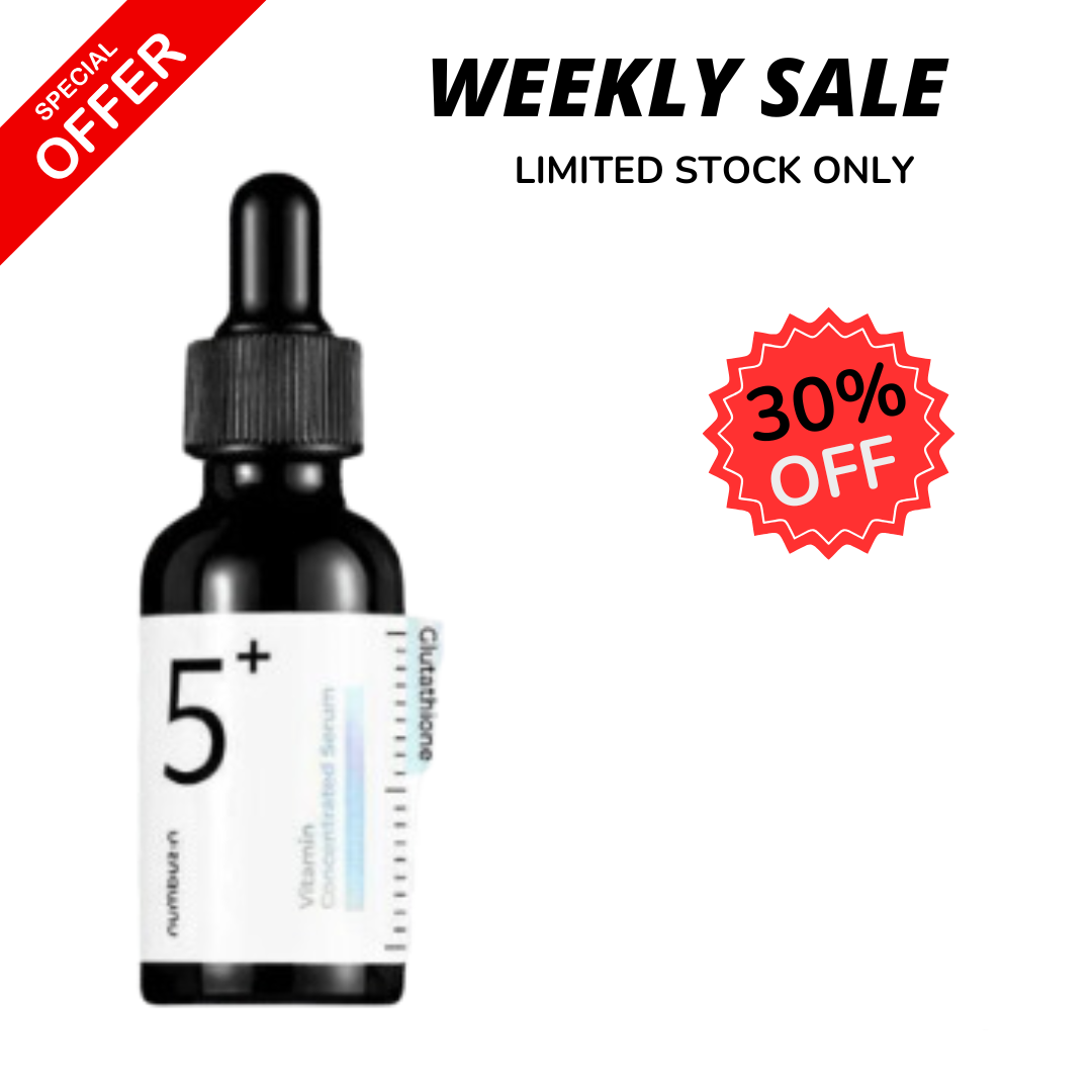 WEEKLY FLASH DEALS Numbuzin 5+ vitamin concentrated serum Brightening antioxidant 30ml - Glam Secret