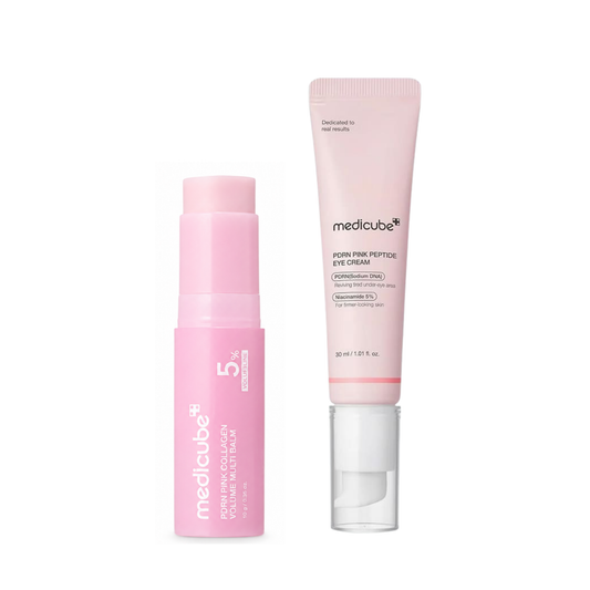 Medicube PDRN Pink Peptide Eye Serum and Collagen Volume Multi Balm Set