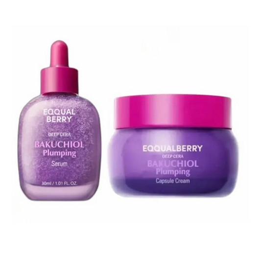 Eqqualberry Bakuchiol Plumping Serum & Cream Set - Glam Secret