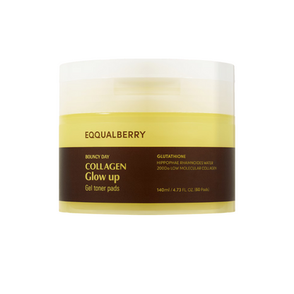 EQQUALBERRY - Collagen Glow Toner Pads - Glam Secret