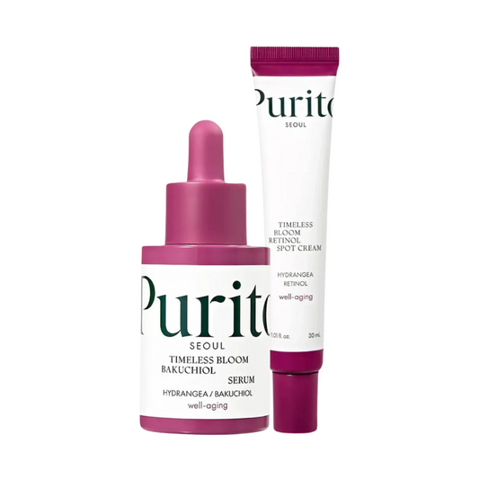 PURITO Timeless Bloom Bakuchiol & Timeless Bloom Bakuchiol Spot SET - Glam Secret