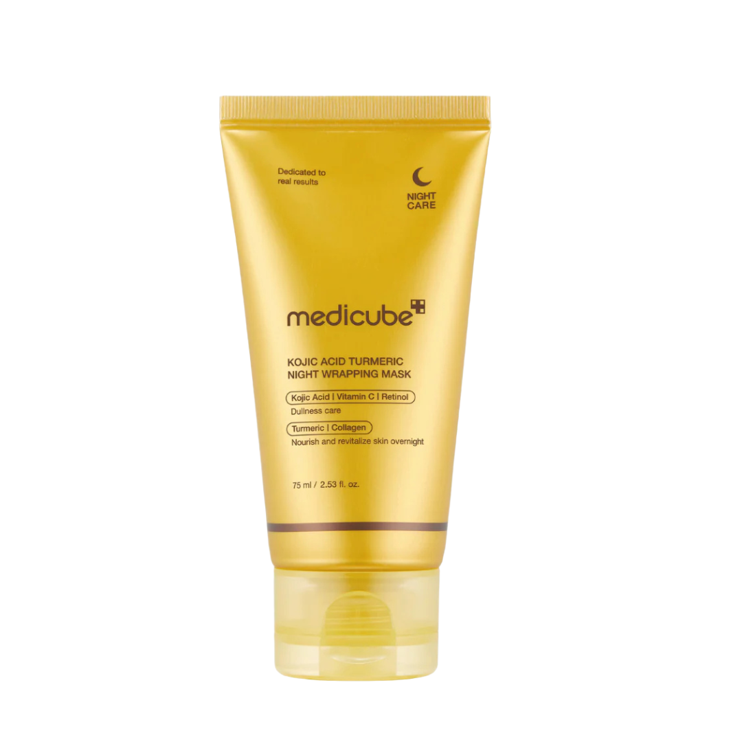 MEDICUBE Kojic Acid Turmeric Night Wrapping Mask - Glam Secret