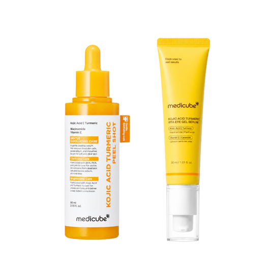 MEDICUBE Kojic Turmeric Vita Eye Gel Serum Set at Glam Secret