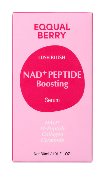 EQQUALBERRY Lush Blush NAD+ Peptide Boosting Serum - Glam Secret