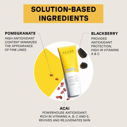 ACURE Brightening Cleansing Gel Nettoyant - Glam Secret