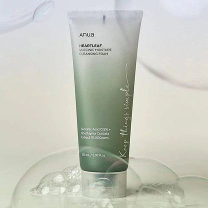ANUA Heartleaf Succinic Moisture CleaQDDnsing FoamCleansing FoamGlam Secret