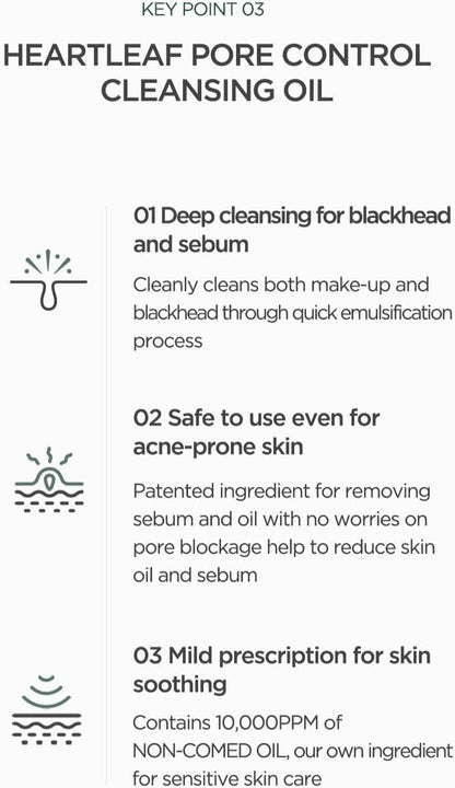 Anua Heartleaf pore control cleansing oil 200mlCleansing OilGlam Secret