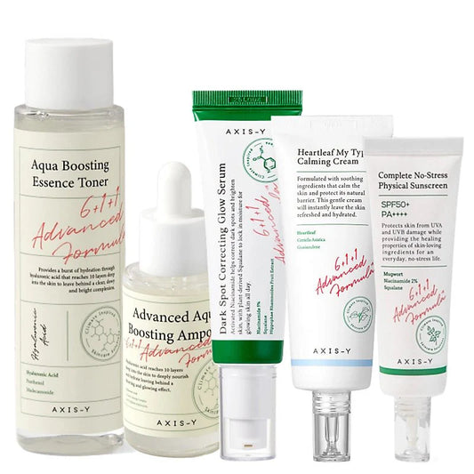 Axis Y complete Day night routine SetSkincare SetGlam Secret