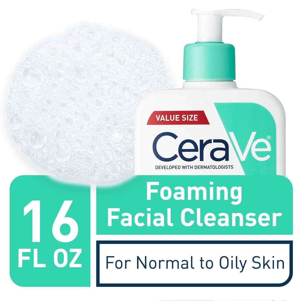 CERAVE Foaming Facial Cleanser Daily Face Wash for Normal to Oily Skin 473MLCleanserGlam Secret