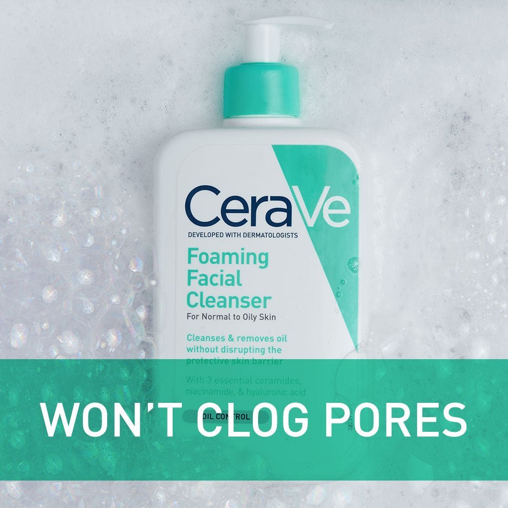 CERAVE Foaming Facial Cleanser Daily Face Wash for Normal to Oily Skin 473MLCleanserGlam Secret