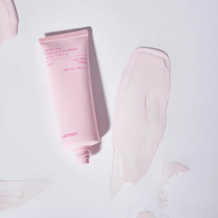 CELIMAX Hear Pink Tone Up Suncream - Glam Secret