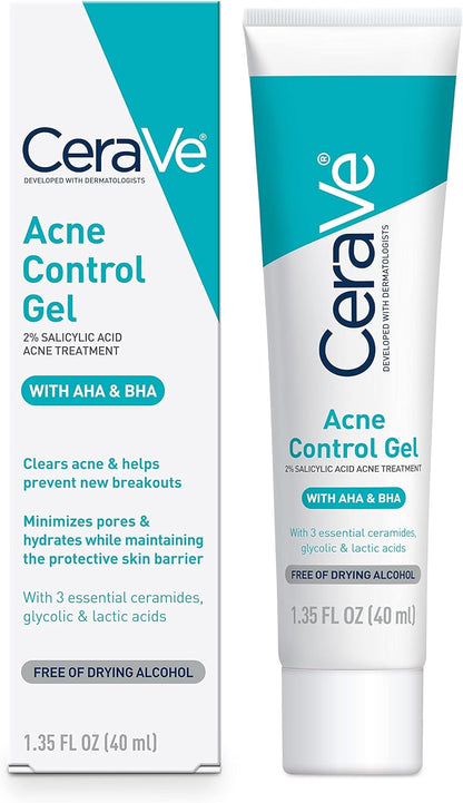 CeraVe Acne Control Gel 2% Salicylic Acid Acne Treatment - 40ml - Glam Secret