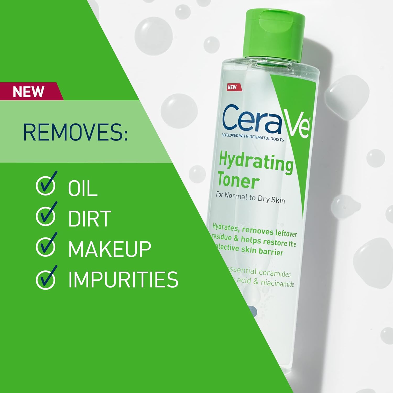 CERAVE Hydrating Toner To Normal to Dry Skin 200ML - Glam Secret