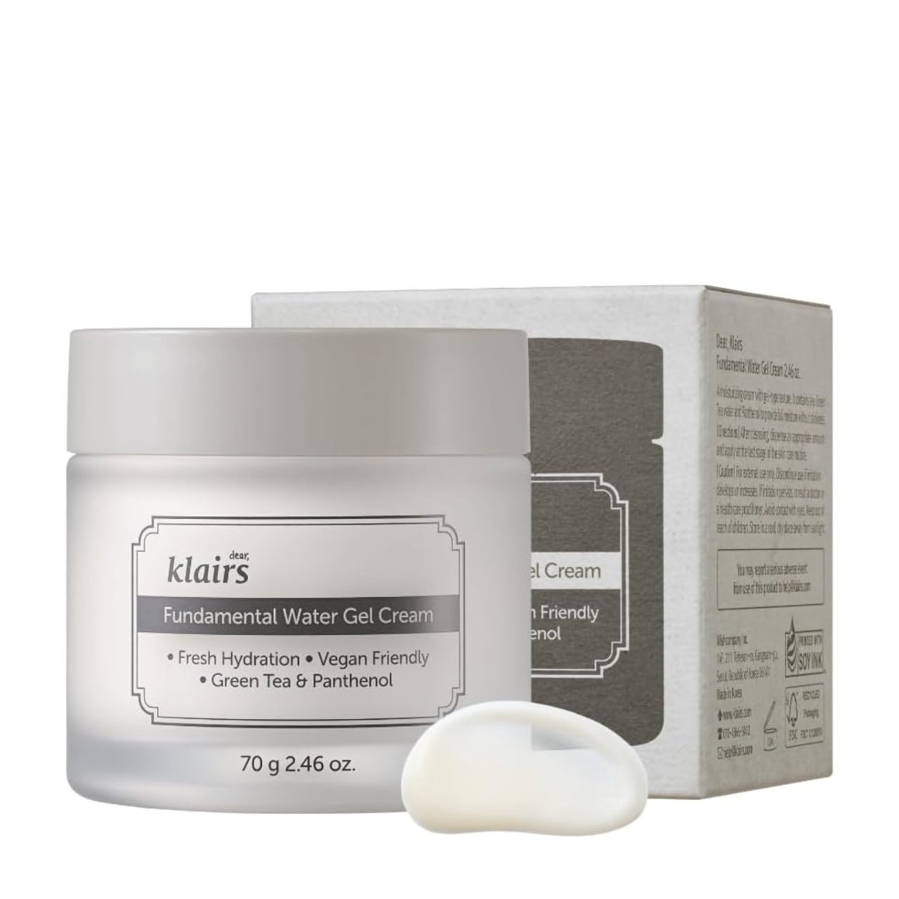 DEAR KLAIRS Fundamental Water Gel Cream 70 ml - Glam Secret