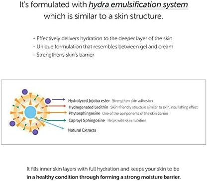 DEAR KLAIRS Fundamental Water Gel Cream 70 ml - Glam Secret