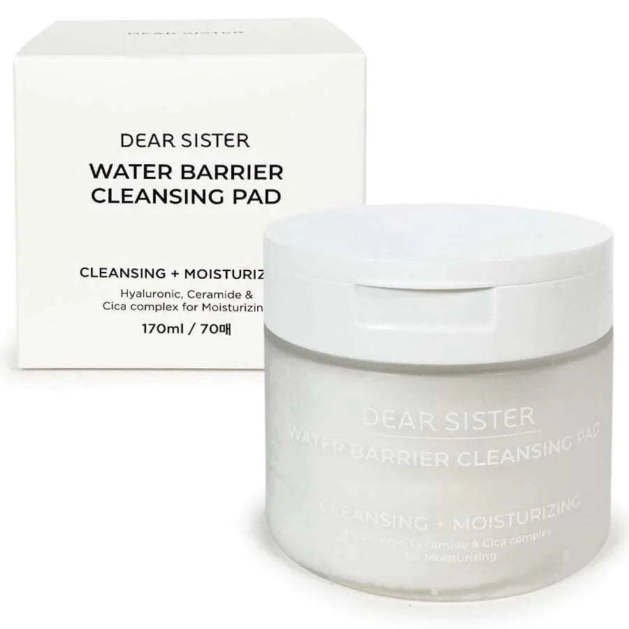 Dear Sister Water Barrier Cleansing Pad 170ml Cleansing + MoisturizingCLEANSING PADSGlam Secret