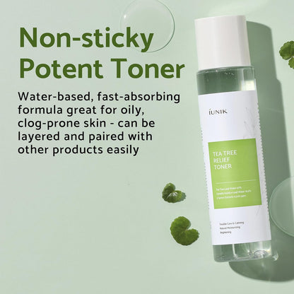 IUNIK Tea Tree Relief Toner 200ML - Glam Secret
