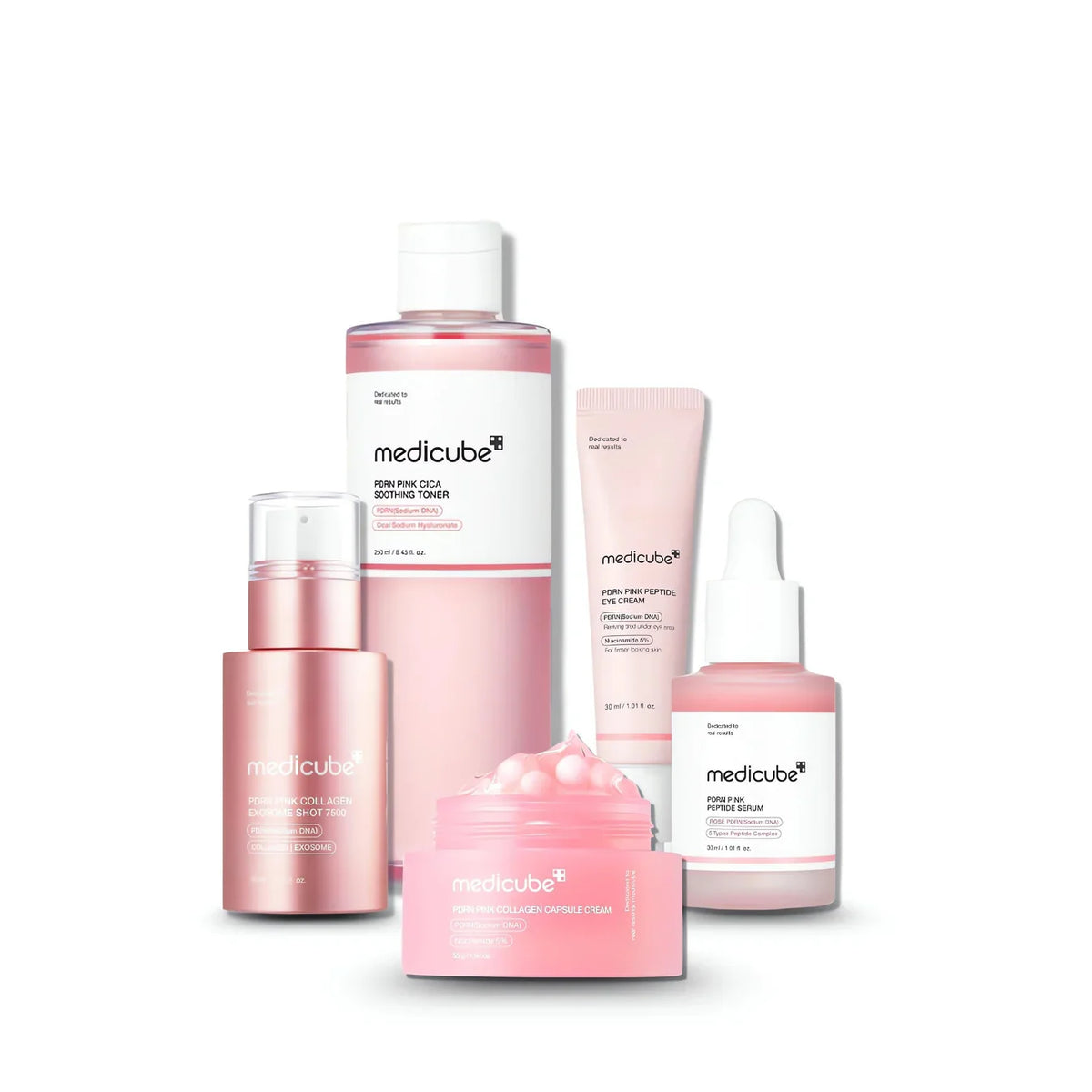 MEDICUBE PDRN Peptide Pink Shot Set - Glam Secret