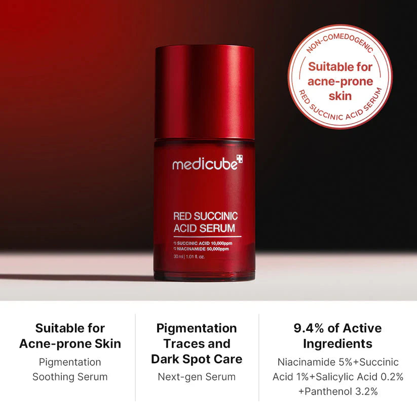 MEDICUBE Red Succinic Acid Serum - Glam Secret