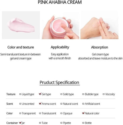 Nacific Pink AHABHA Cream 50mlFace CreamGlam Secret