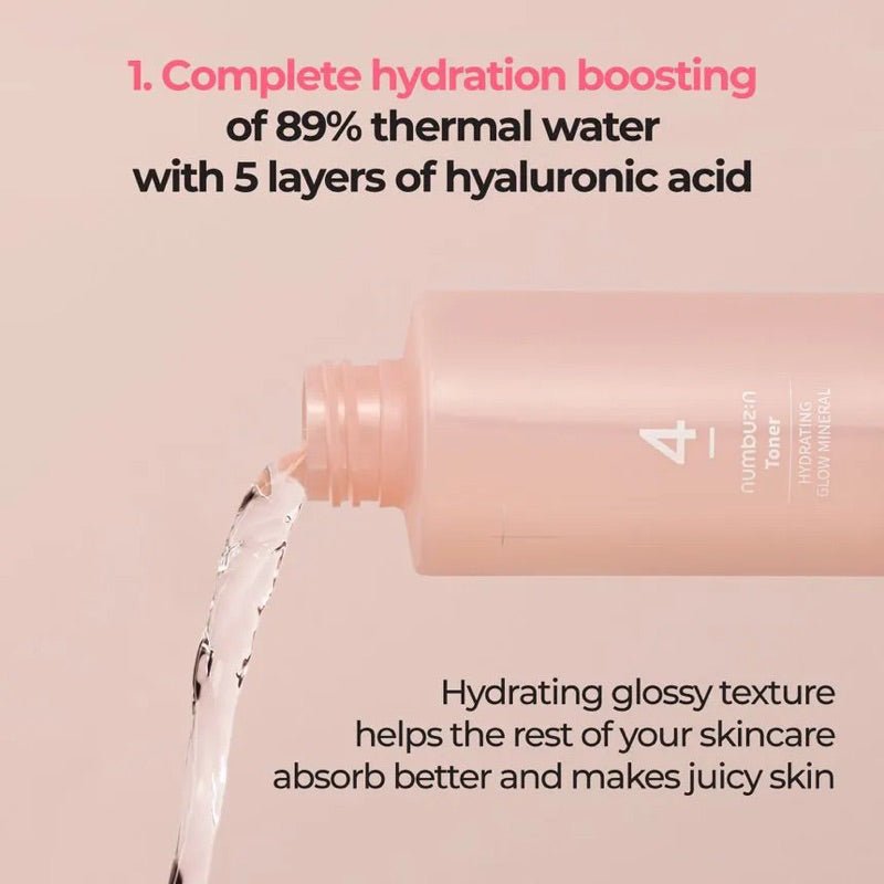 NUMBUZIN No.4 Hydrating Glow Mineral TonerGlam Secret