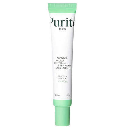PURITO Wonder Releaf Centella Eye Unscented Cream 30ml - Glam Secret