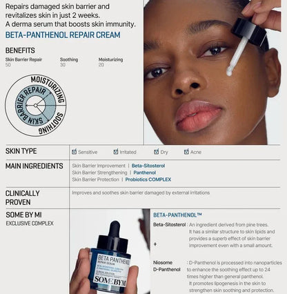 Some By Mi Beta panthenol Repair serum 30mlFace SerumGlam Secret