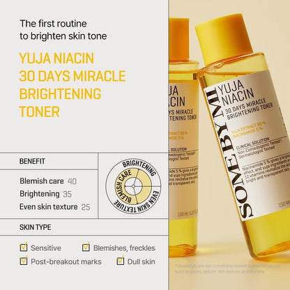 SOMEBYMI Yuja Niacin Brightening Toner 150ml - Glam Secret
