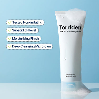 TORRIDEN Dive In Cleansing Foam - Glam Secret