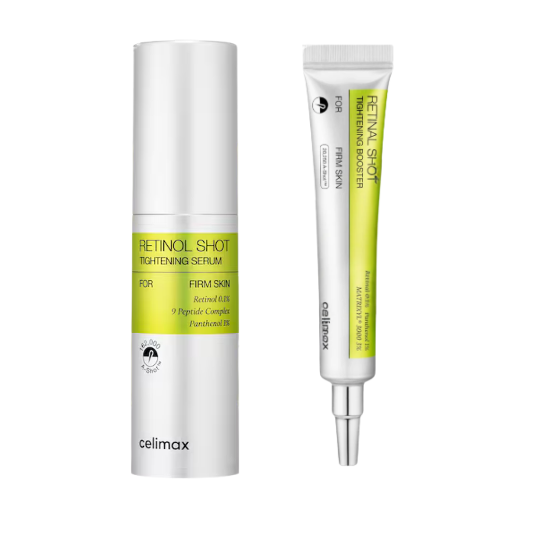 CELIMAX The Vita A Retinol Shot Tightening Serum & CELIMAX The Vita A Retinal Shot Tightening Booster SET - Glam Secret